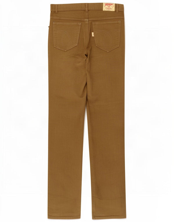Pantaloni casual drepti pentru bărbați Yuma W30 L32 maro