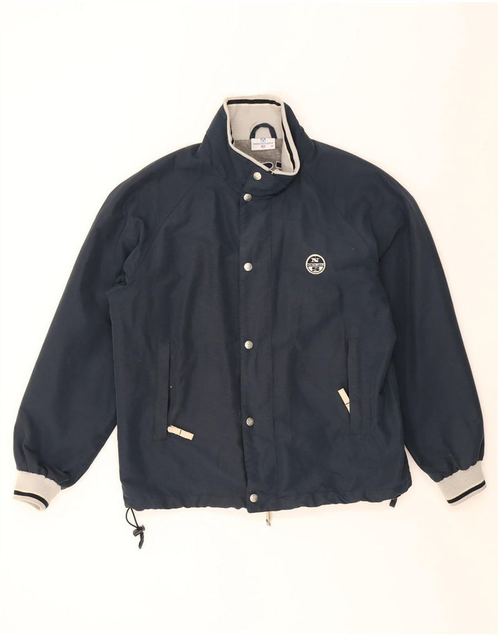Jachetă Bomber North Sails pentru bărbați UK 38 Medium, bleumarin, bumbac color bloc