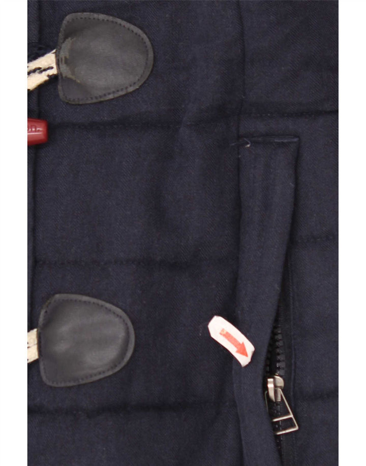 Jachetă duffle căptușită cu glugă Superdry pentru femei UK 12 Medium Bleumarin