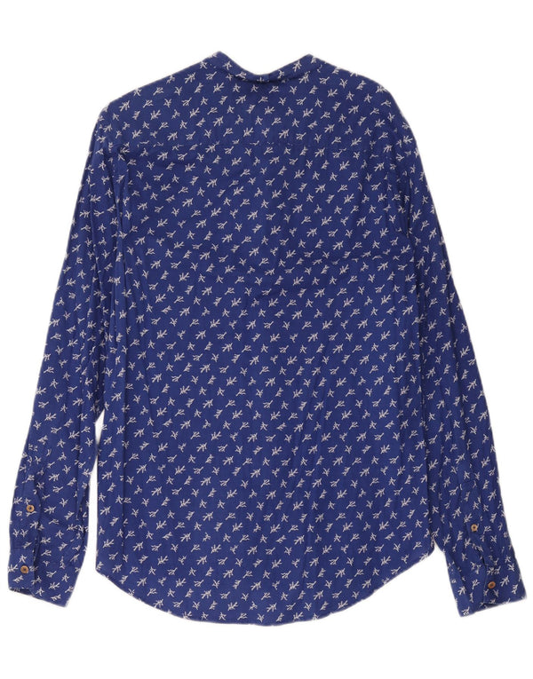 Cămașă pentru bărbați Benetton XS Albastru Floral