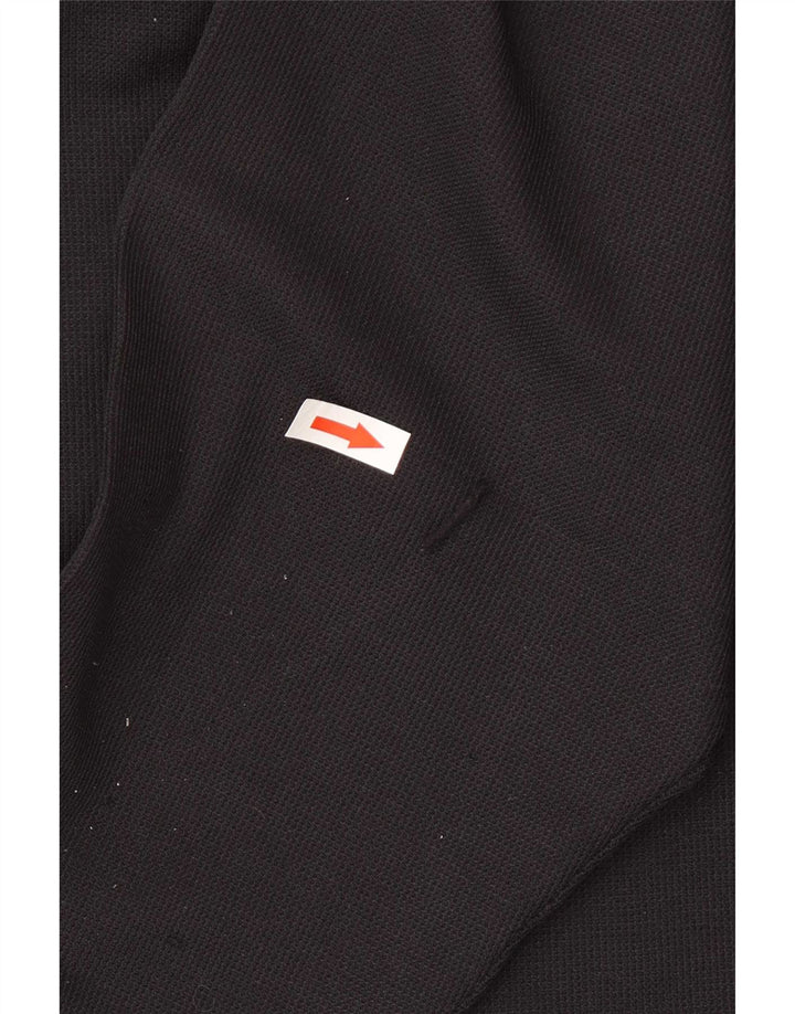 Top grafic Jordan cu mânecă lungă pentru bărbați Marea Britanie 42/44 Poliester negru mare