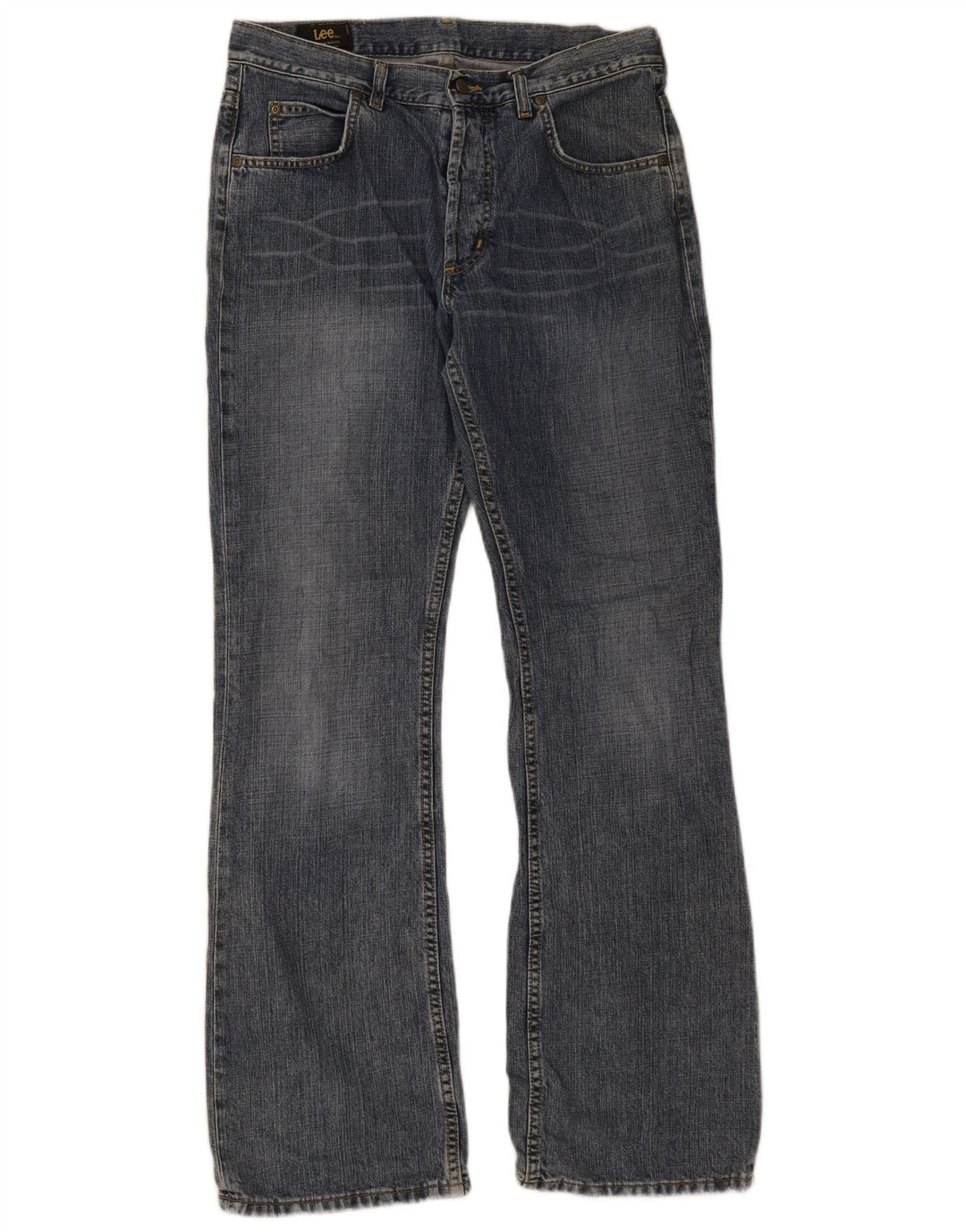 Blugi pentru bărbați Lee Denver Bootcut W34 L34, bumbac bleumarin