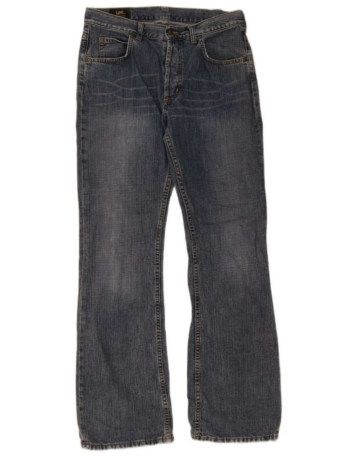 Blugi pentru bărbați Lee Denver Bootcut W34 L34, bumbac bleumarin