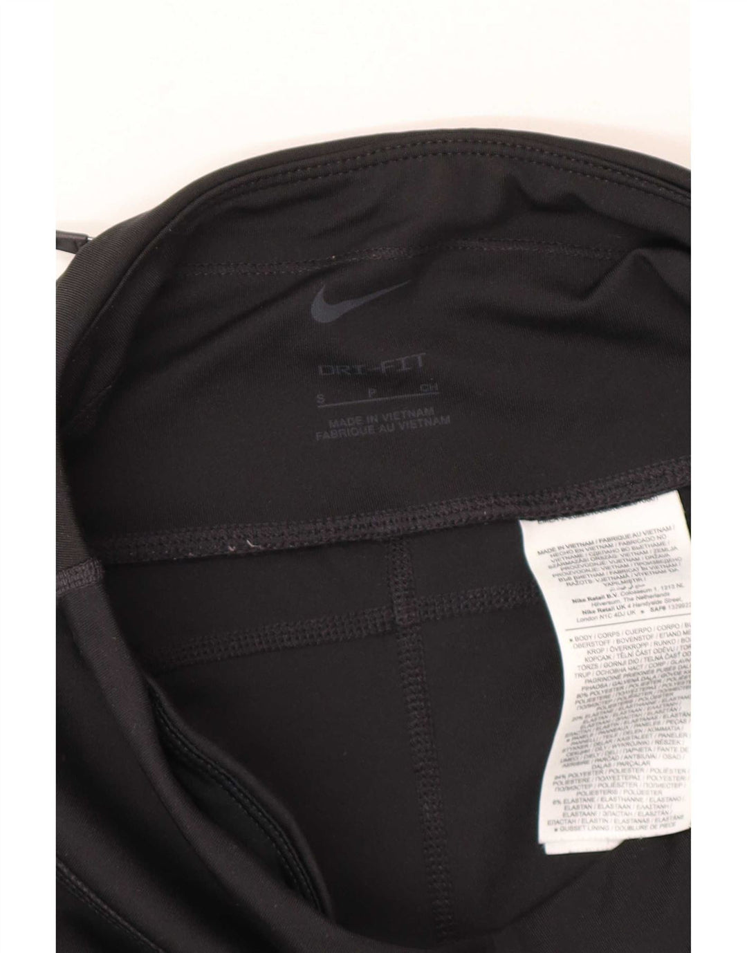 Leggings Nike Dri Fit pentru femei UK 8 Mici, negru, poliester color bloc