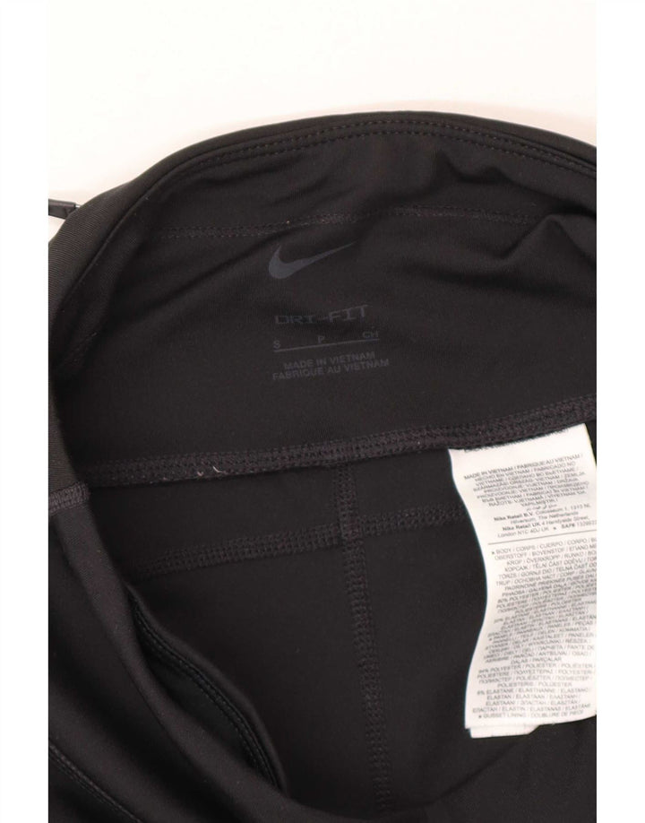 Leggings Nike Dri Fit pentru femei UK 8 Mici, negru, poliester color bloc