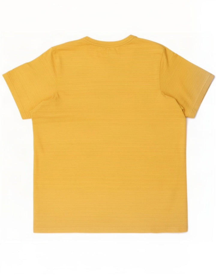 Tricou standard Nike Dri Fit pentru bărbați Top mic din poliester galben