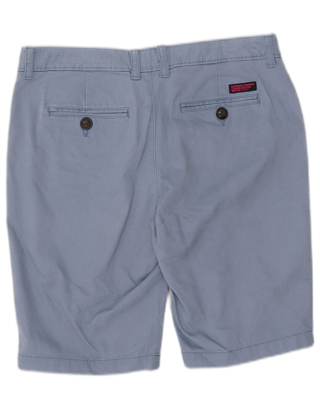 Pantaloni scurți chino SUPERDRY pentru femei W34, mare, albastru, bumbac