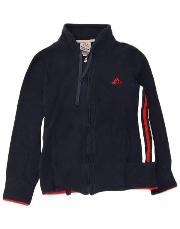 Jachetă de top pentru trening Adidas Boys Regular Fit 9-10 ani Mic Bleumarin