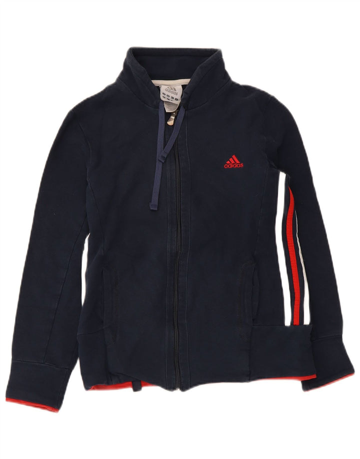 Jachetă de top pentru trening Adidas Boys Regular Fit 9-10 ani Mic Bleumarin