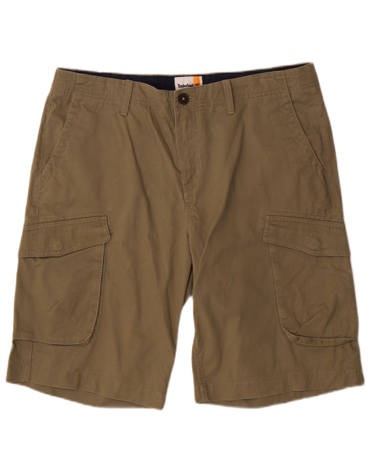 Pantaloni scurți pentru bărbați Timberland Cargo W36 Large Kaki Bumbac