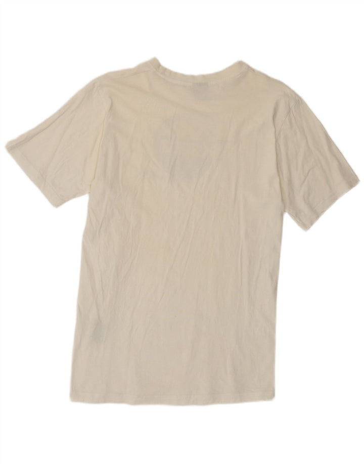 Tricou grafic pentru bărbați Kappa Top Medium White Bumbac