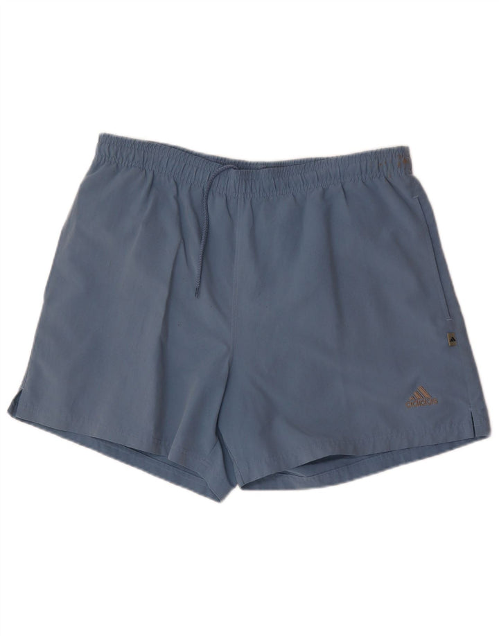 Pantaloni scurți sport pentru bărbați Adidas, mari, albastru, poliester