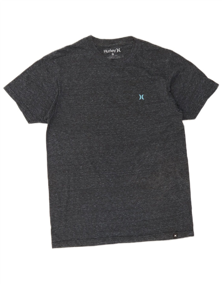Tricou grafic pentru bărbați Hurley Top din bumbac gri mediu