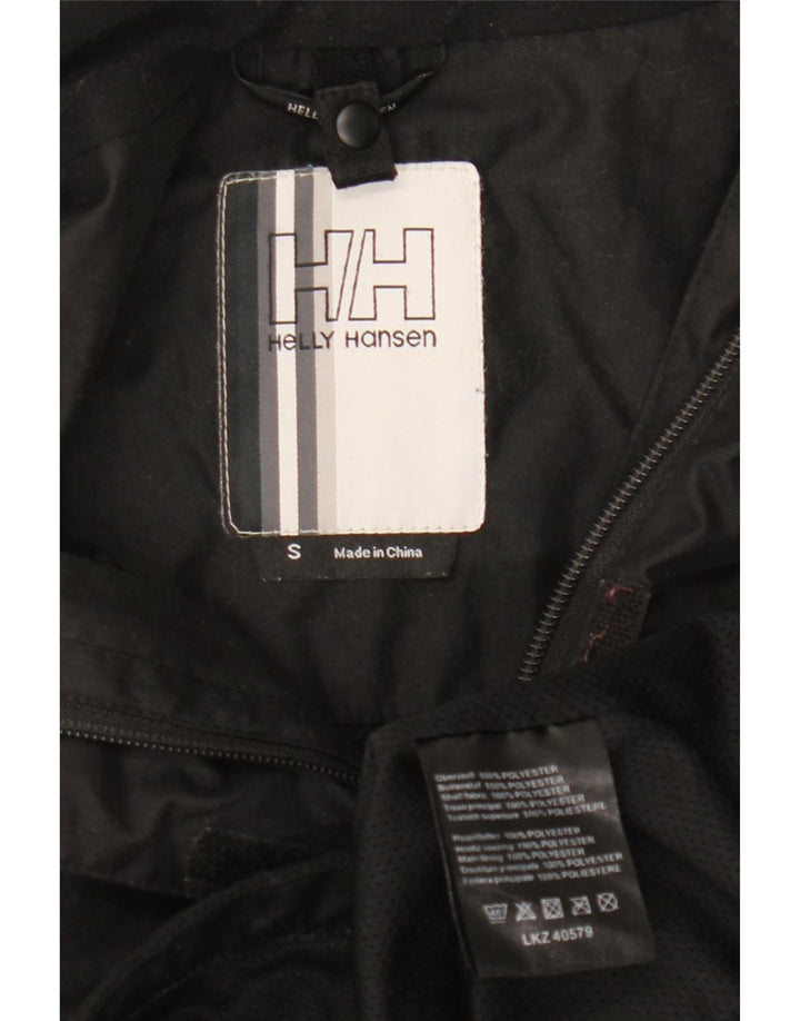 Jachetă de vânt cu glugă supradimensionată pentru femei Helly Hansen UK 10 Small Black