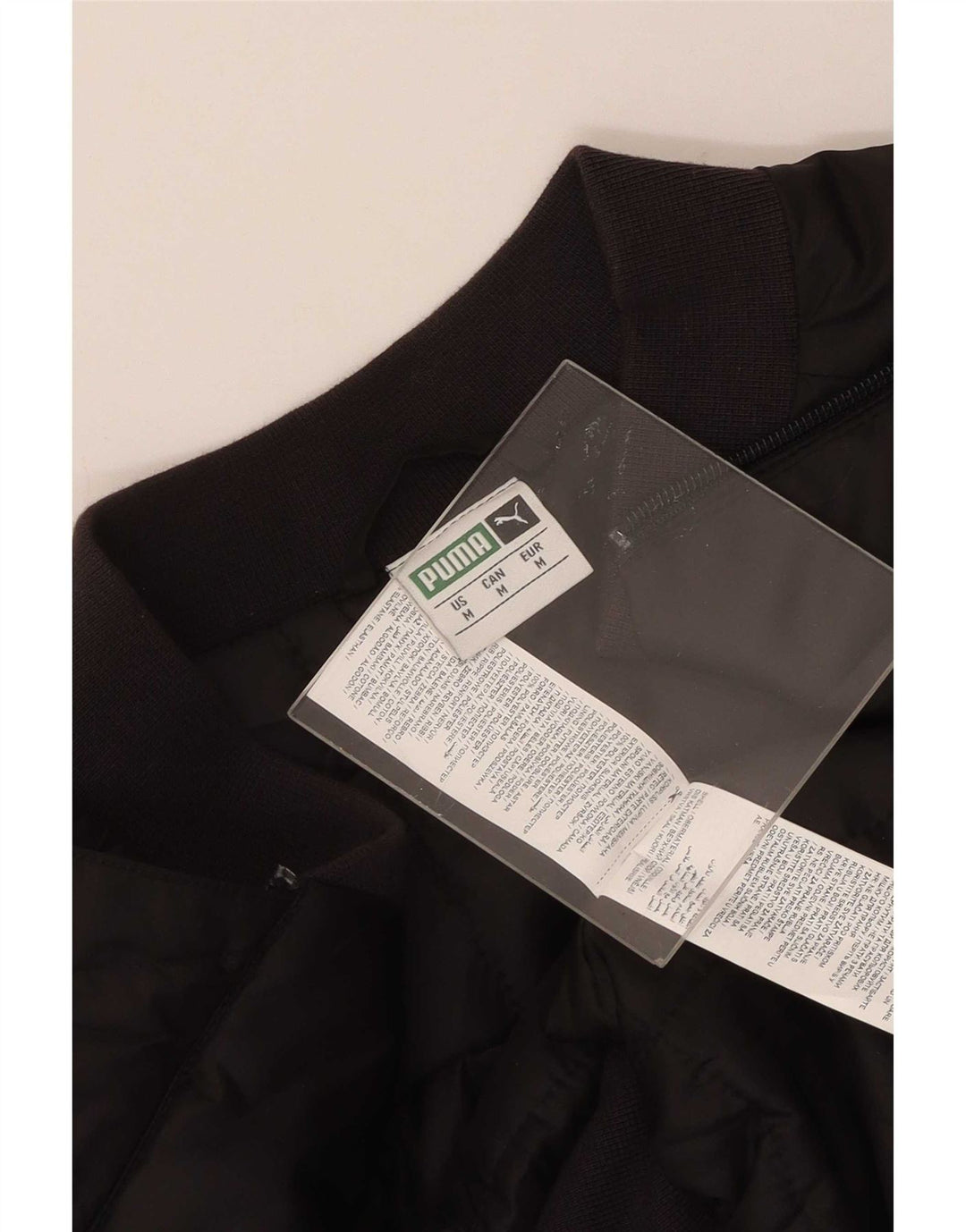 Puma Mens Padded Jacket UK 38 Medium Black Poliester
