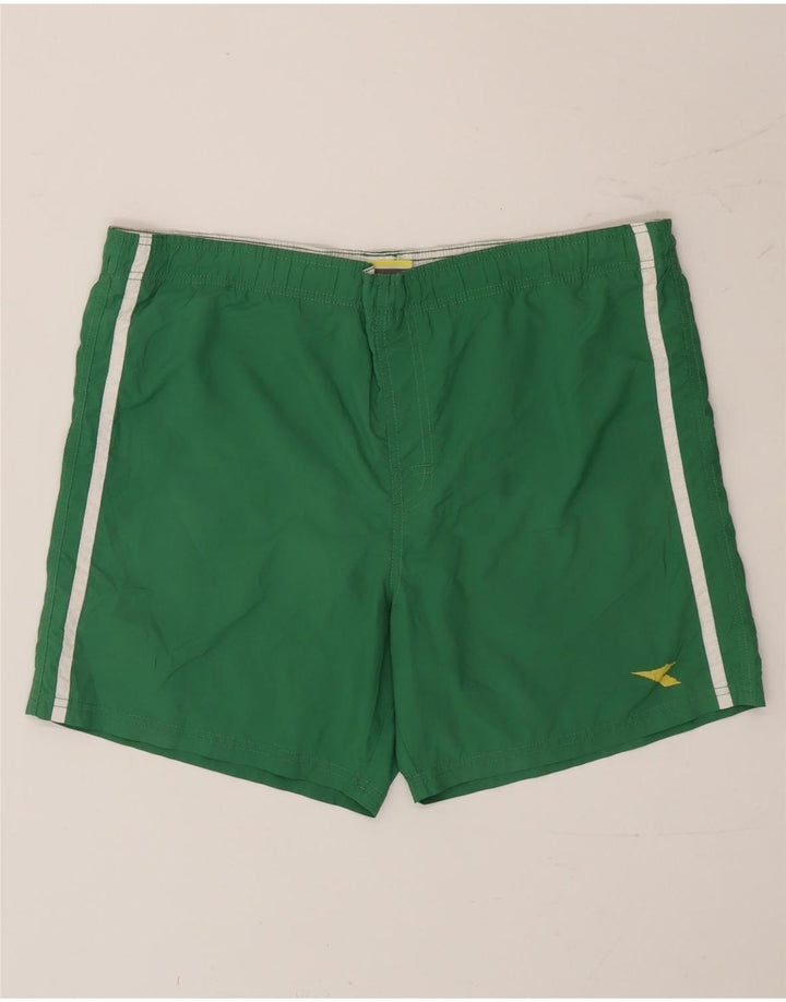 Pantaloni scurți de înot Diadora pentru bărbați 2XL poliester verde