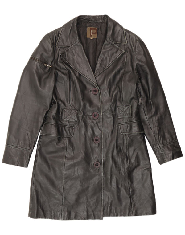 Palton din piele pentru femei Conbipel IT 48 XL din piele neagră