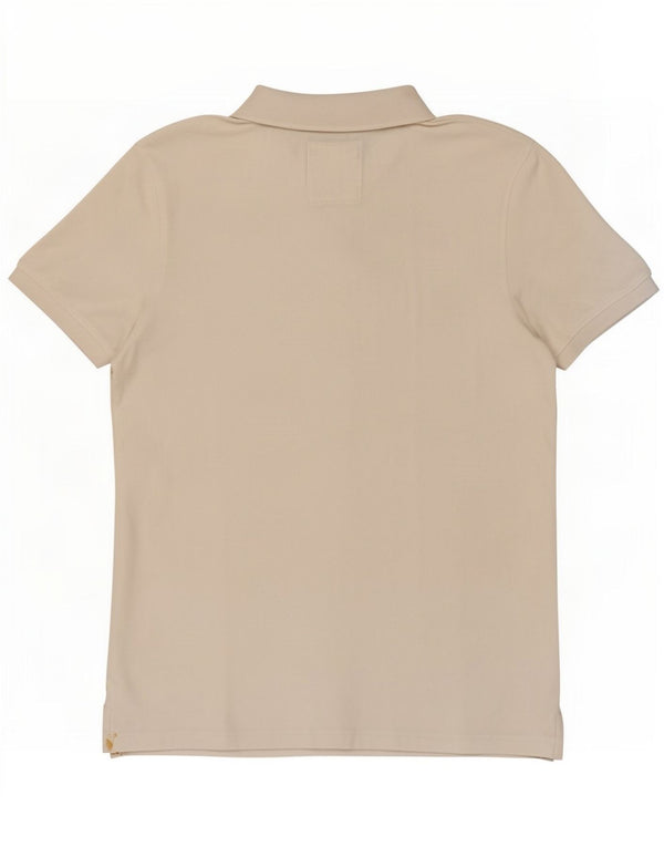 Crew Clothing Tricou polo pentru bărbați, bumbac alb mediu