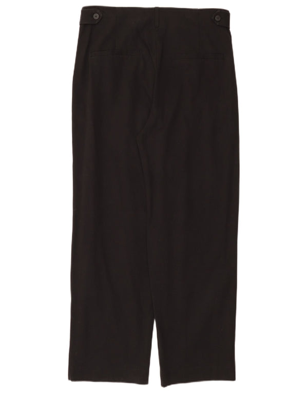 Massimo Dutti Pantaloni de costum de damă cu talie înaltă EU 40 Medium L30 L28 Negru