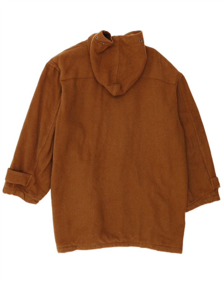 Palton cu glugă MEXX pentru bărbați, Marea Britanie 36, lână maro medie