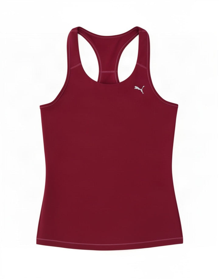 Vestă pentru femei Puma UK 12 Medium Burgundy Poliester