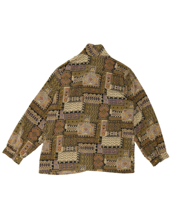 Cămașă Vintage bărbați Mic Multicolor Patchwork