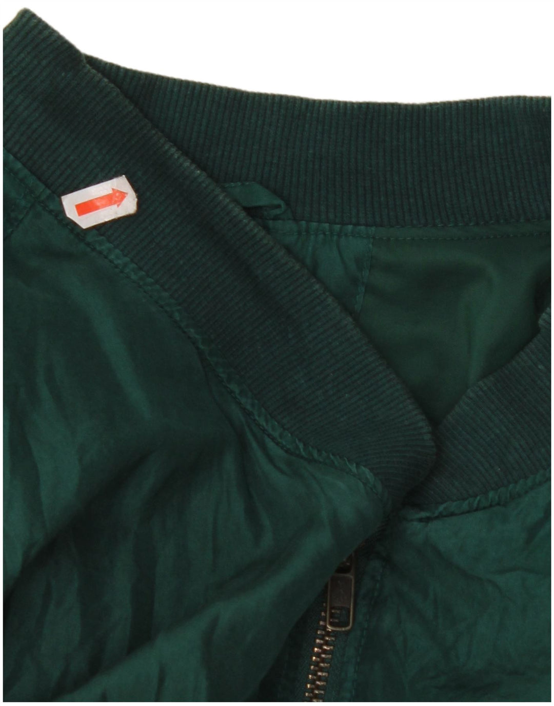 VINTAGE Bomber Jacket pentru bărbați UK 42 XL Green Silk