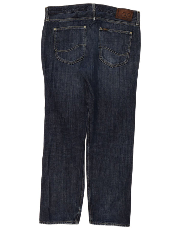 Blugi pentru bărbați Lee Chase Tapered W34 L32 Bumbac bleumarin
