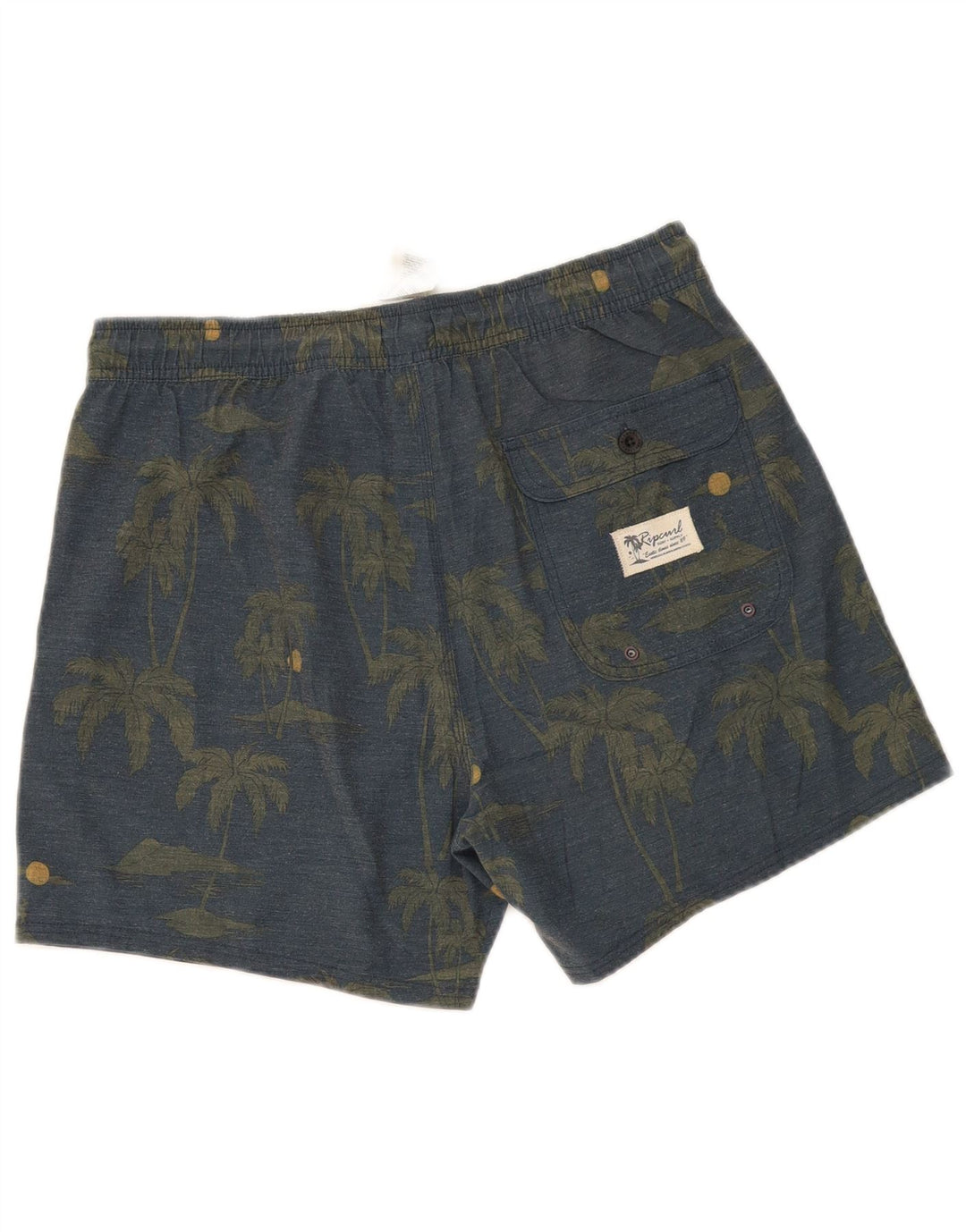 Pantaloni scurți sport Rip Curl pentru bărbați, bumbac floral, gri mediu