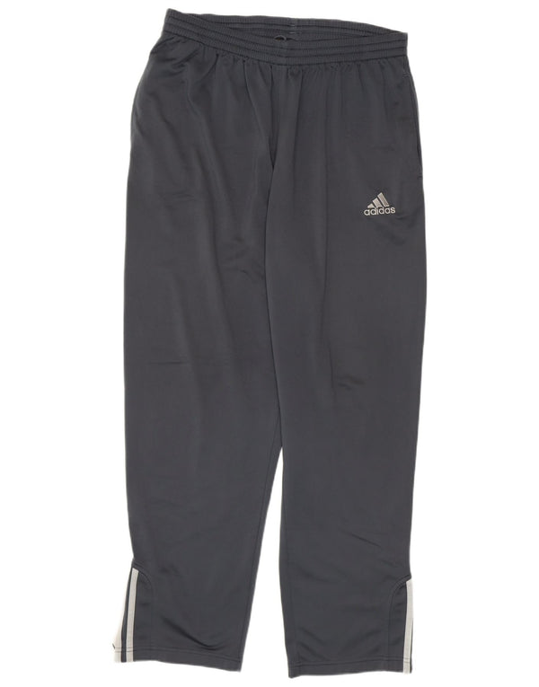 ADIDAS Mens Tracksuit Trousers UK 42/44 Large  Navy Blue Polyester