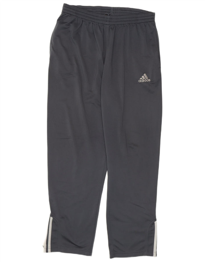 Pantaloni de trening ADIDAS pentru bărbați Marea Britanie 42/44 Poliester mare bleumarin