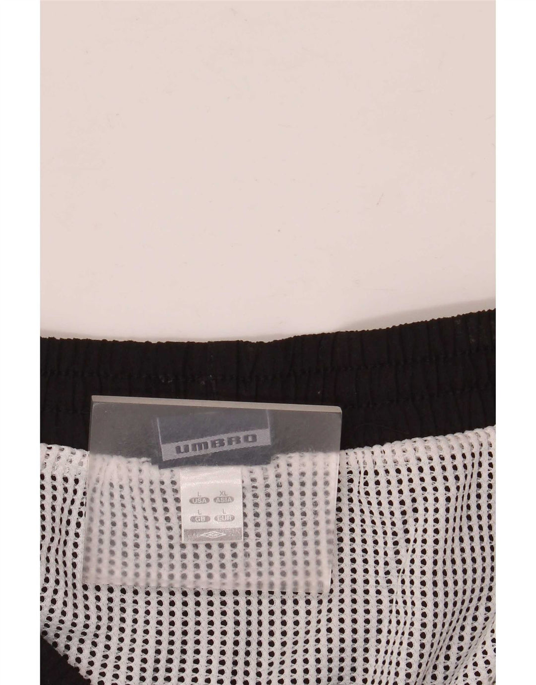 Pantaloni scurți sport Umbro pentru bărbați, mari, negri, color block