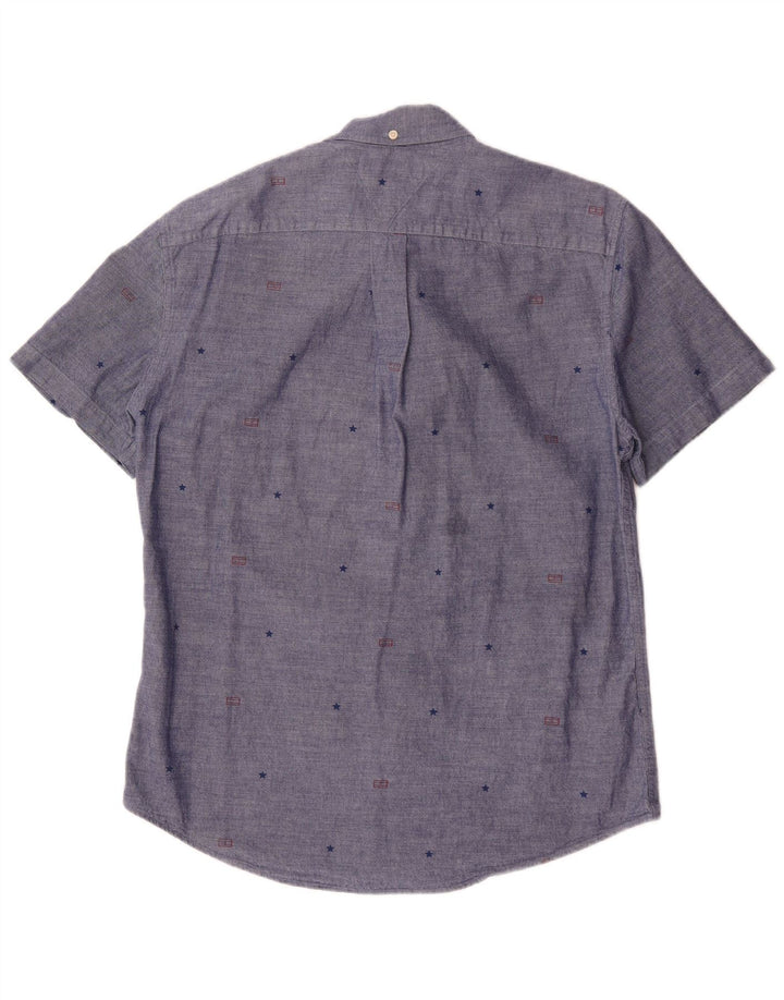 Cămașă cu mânecă scurtă pentru bărbați Tommy Hilfiger, mare, bleumarin
