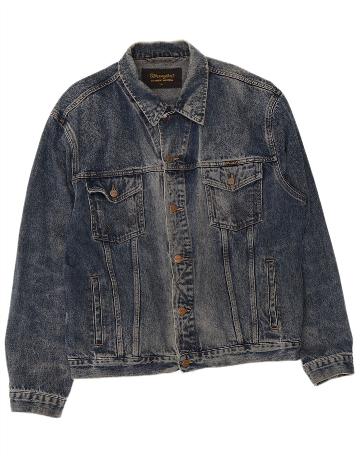 Jachetă de blugi pentru bărbați Wrangler UK 42 XL Bumbac albastru