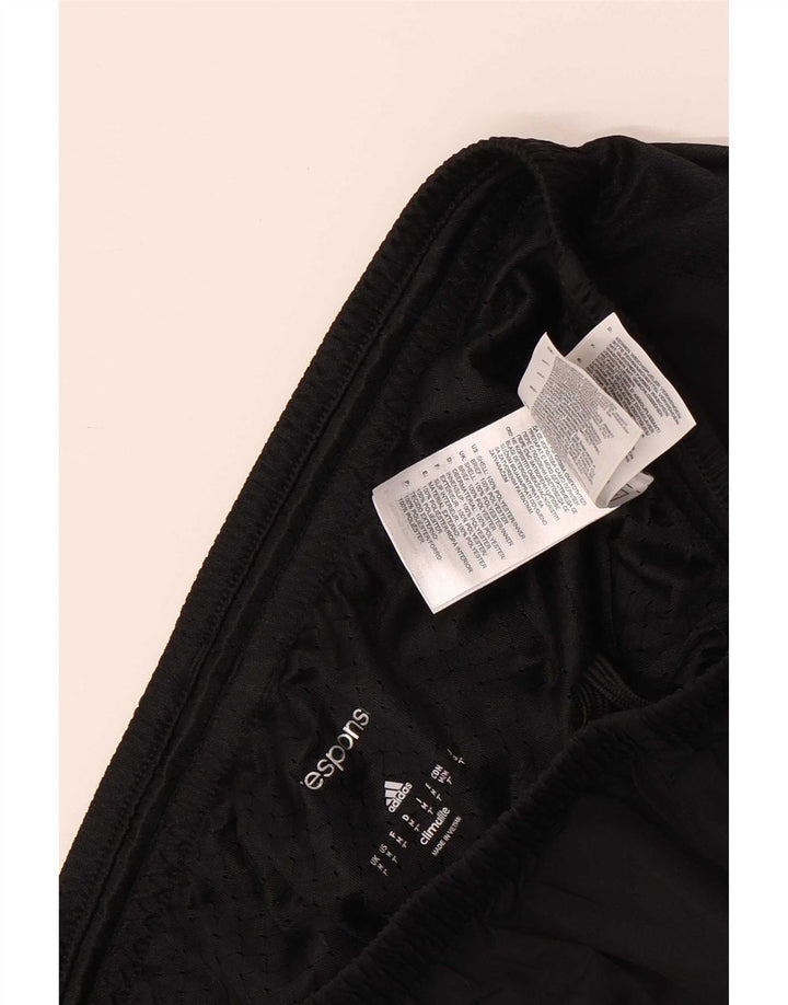Pantaloni scurți sport Climalite Adidas pentru femei UK 12 Poliester mediu negru