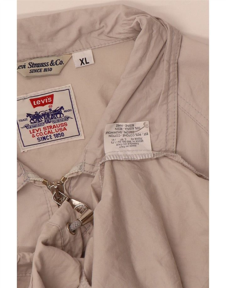 Jachetă Bomber Liner Levi's pentru bărbați UK 42 XL Bumbac albastru