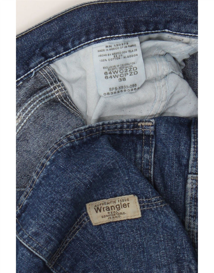Pantaloni scurți din denim cargo Wrangler pentru bărbați W38 XL, bumbac albastru