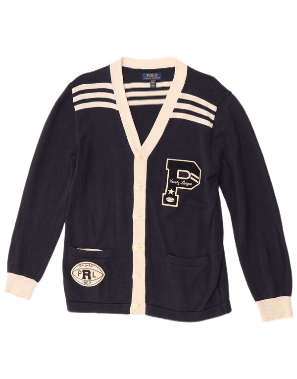 Pulover cardigan Polo Ralph Lauren băieți 15-16 ani XL bleumarin