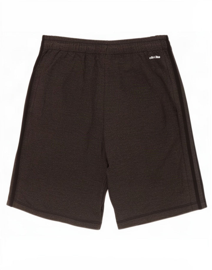Pantaloni scurți sport pentru bărbați Adidas Climalite, gri poliester