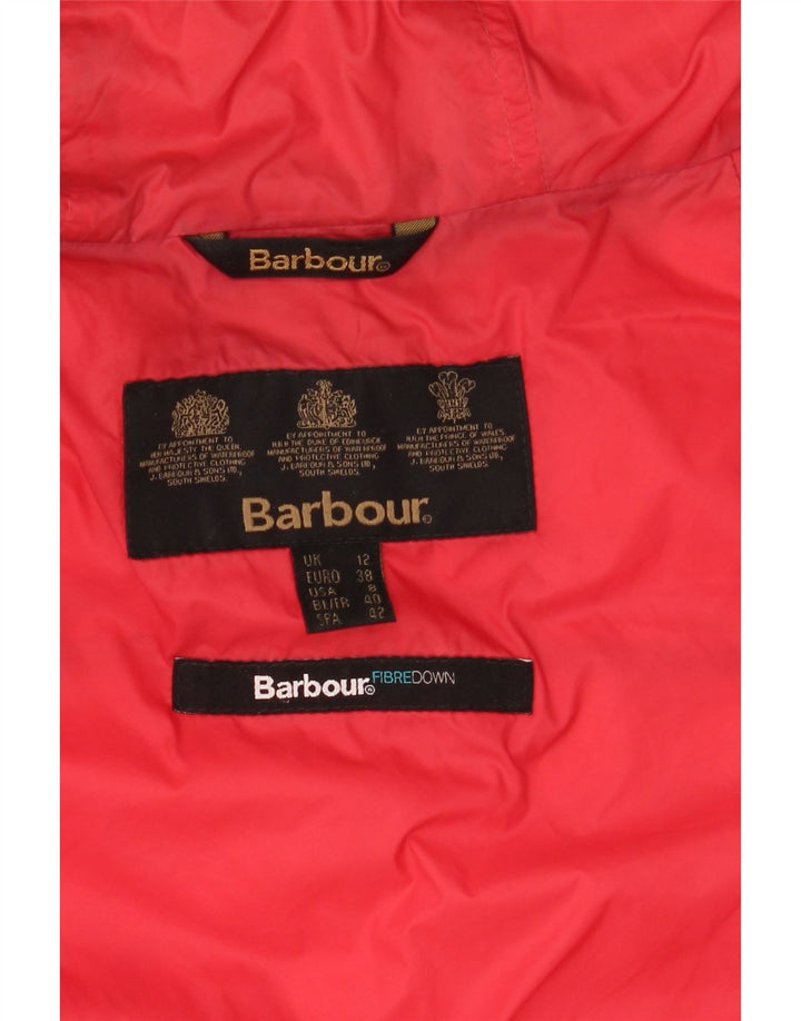 Jachetă căptușită cu glugă pentru femei BARBOUR UK 12 Medium Bleumarin