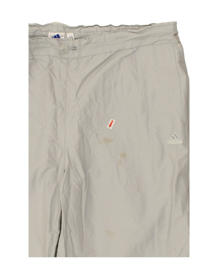 ADIDAS Womens Tracksuit Trousers UK 16 Large  Grey Polyester Vintage Adidas and Second-Hand Adidas from Messina Hembry 
