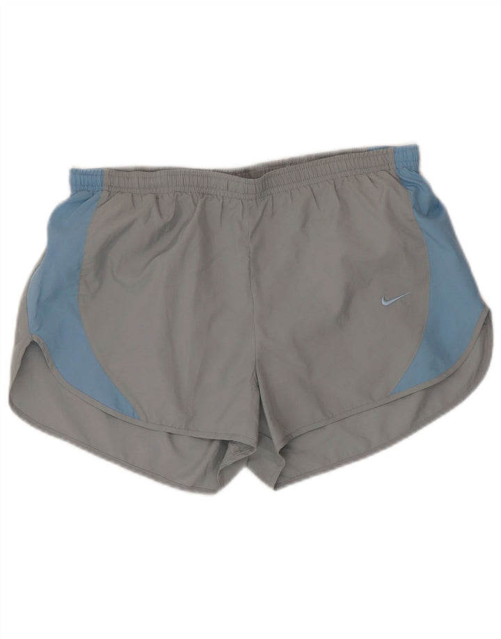 Pantaloni scurți sport Nike Dri Fit pentru bărbați, gri mediu, poliester color bloc