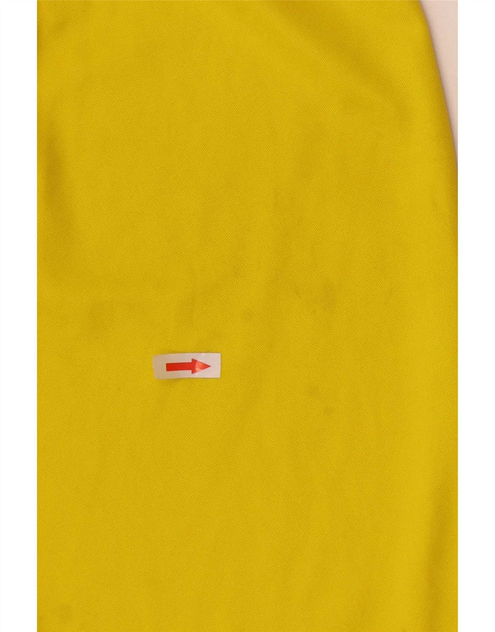 Pantaloni scurți sport adidas Climalite pentru bărbați, poliester galben mic