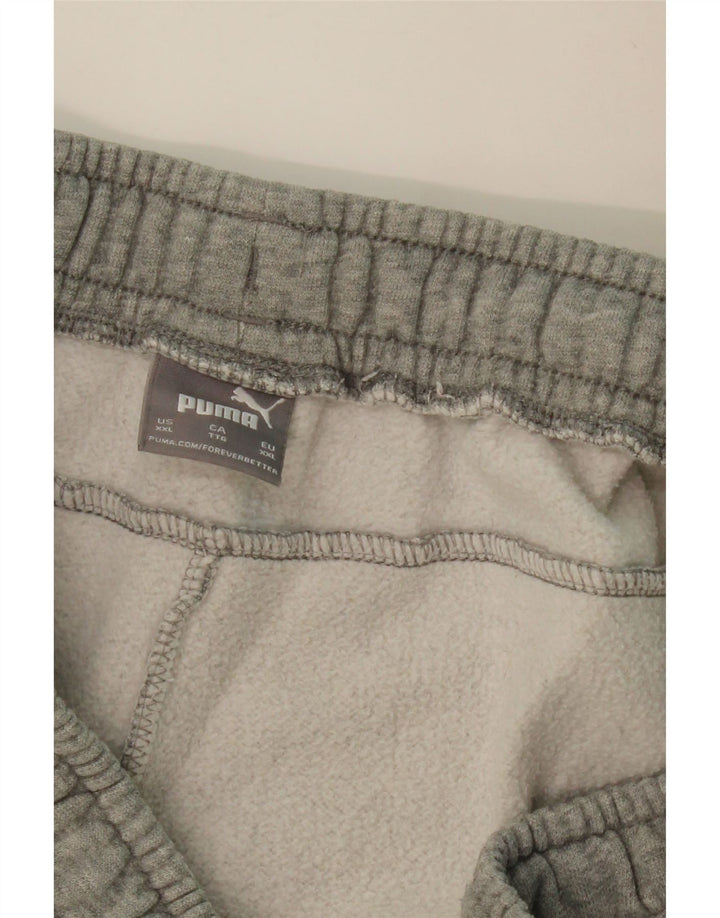 Pantaloni de trening grafic PUMA pentru bărbați Pantaloni de jogging 2XL bumbac gri