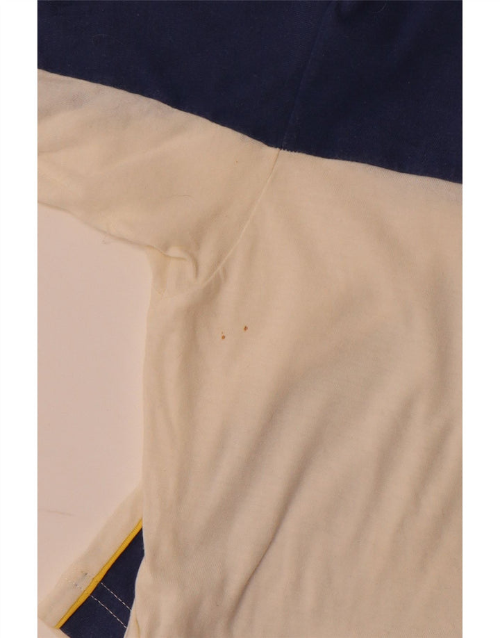 Tricou grafic COLMAR pentru bărbați Top mediu alb din bumbac sport