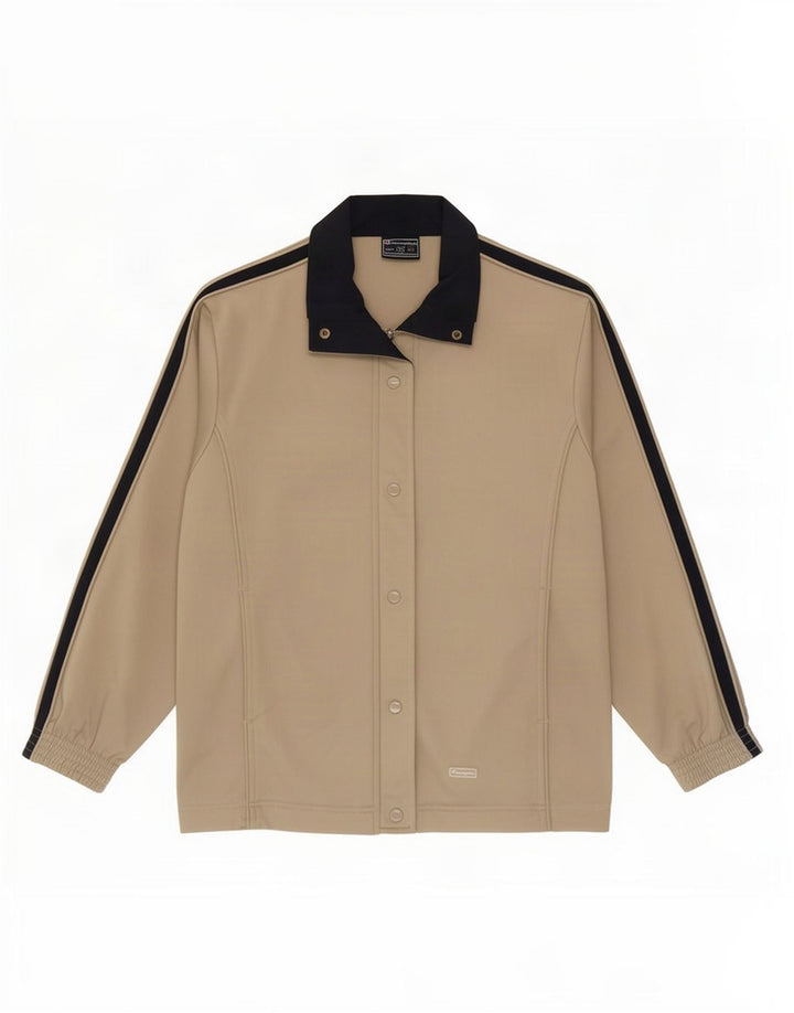 Jachetă de trening pentru femei Champion UK 14 Medium Bej Colorblock