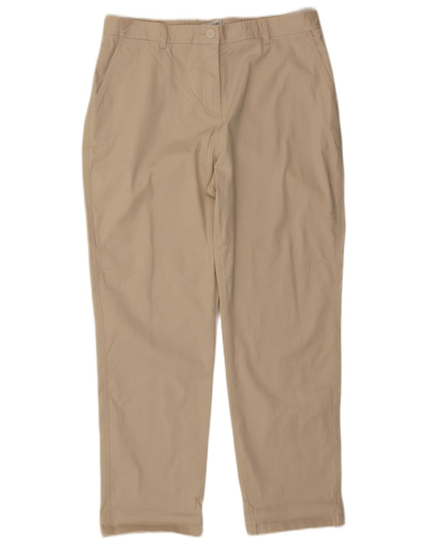 Pantaloni chino conici pentru femei Joules UK 16 Large W34 L29 Bej Bumbac