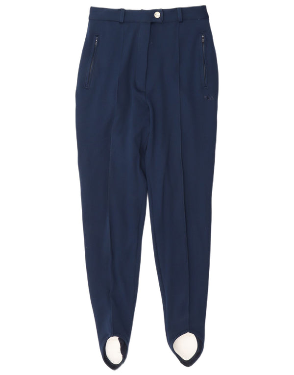 Pantaloni casual Fila Stirrup pentru femei IT 44 Medium W28 L30 Bleumarin Acrilic