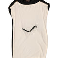 TRUSSARDI Womens Sleeveless Sheath Dress IT 42 Medium Black Colourblock Vintage Trussardi and Second-Hand Trussardi from Messina Hembry 
