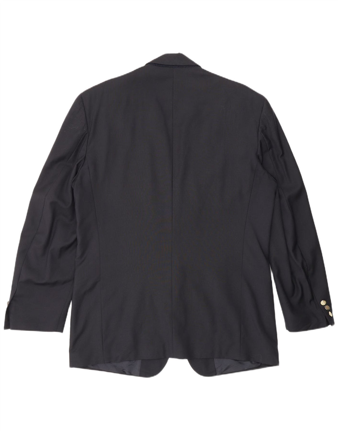 Jachetă Yves Saint Laurent pentru bărbați, cu 2 nasturi, IT 52 XL, lână nouă, albastru bleumarin